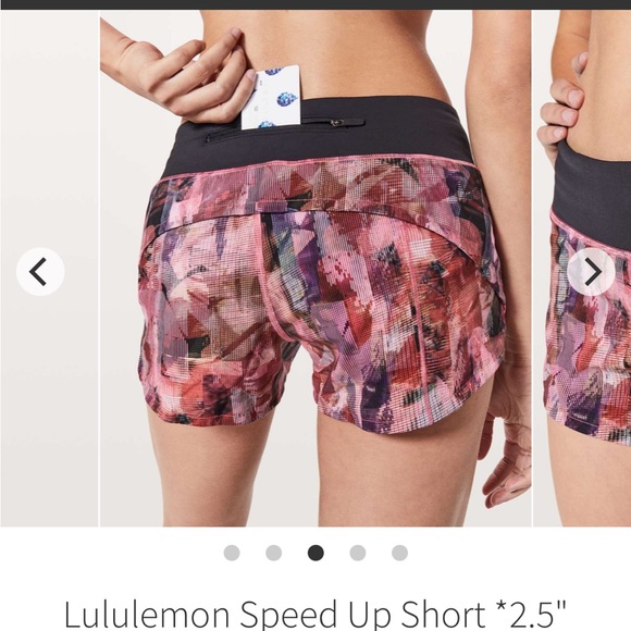 Lululemon speed up shorts 2.5” - Picture 2 of 7